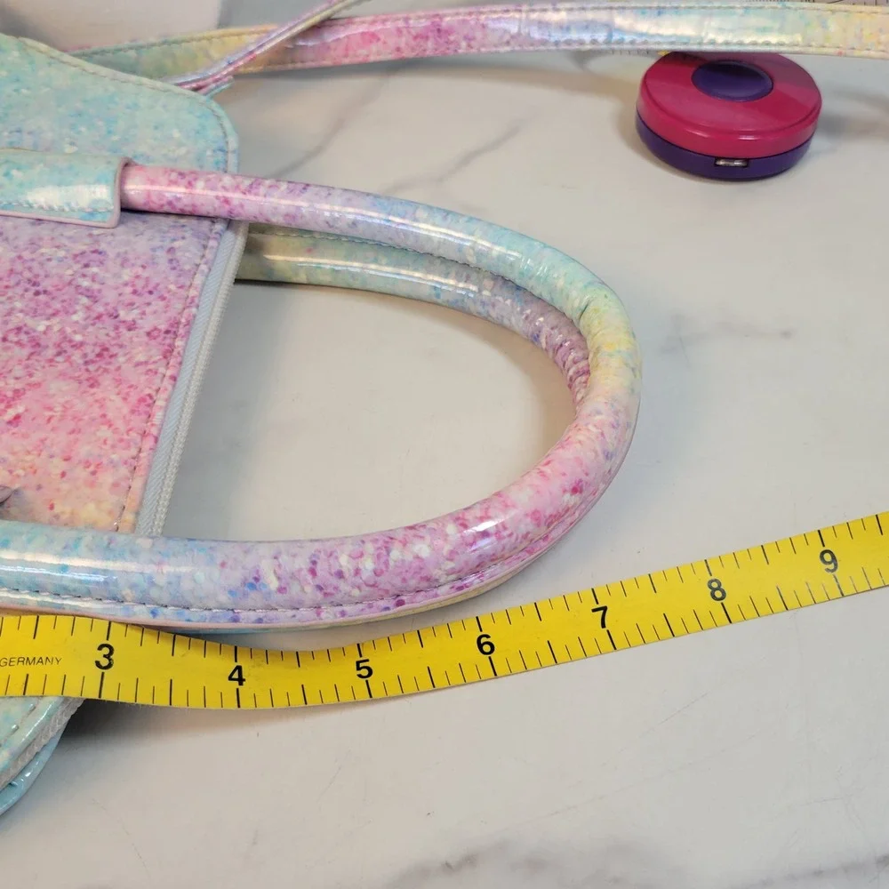 Luv Betsey by Betsey Johnson Mini Barrel Speckled Tie Dyed Kitty Crossbody Bag